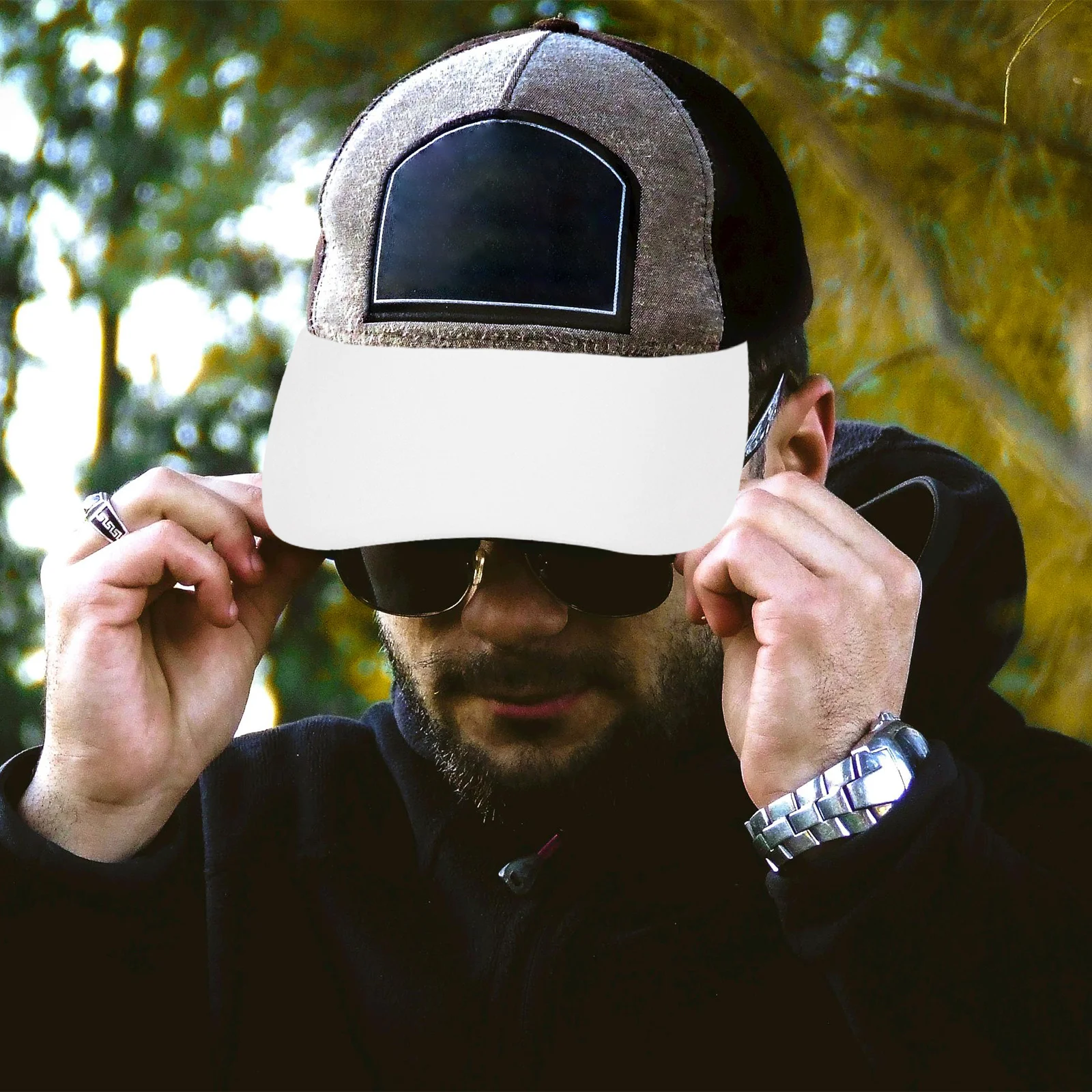 

2Pcs Shaper 15 5x5 8cm PE Plastic Baseball Cap Visor Insert Baseball Hat Insert Fishing Hat Supplies Sun Protection
