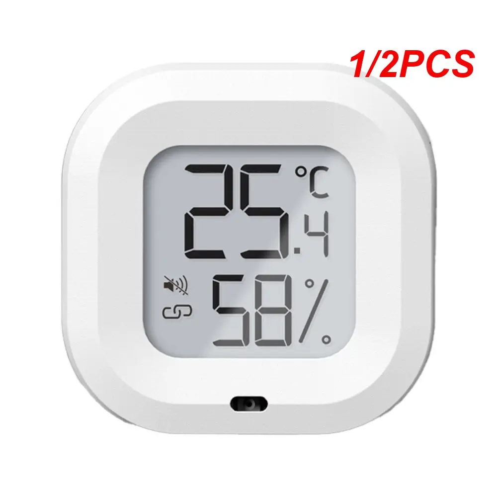 

1/2PCS Mini LCD Digital Thermometer Hygrometer Indoor Electronic Temperature Hygrometer Sensor Meter Household