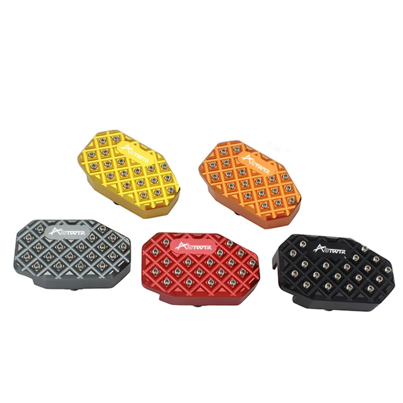 

CNC Motorcycle Side Stand Kickstand Plate Pad Enlarge Extension Support For QJ Motor SRK250 RS RACE 250