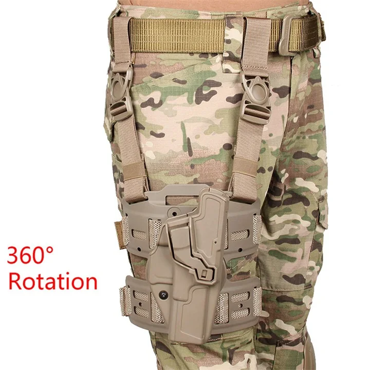 

Tactical Optical Outdoor, Elite Full Set Edition COS Tactical Cover Leg Quick Dial Holster G17 Series