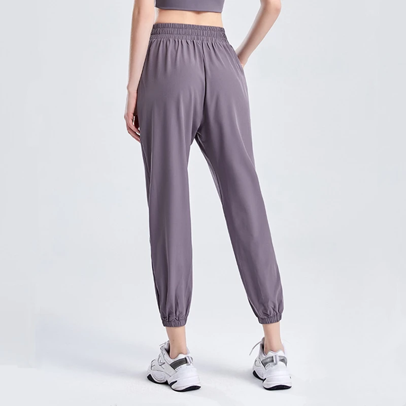 Women Jogger Pants High Waist Loose Sports Yoga Harem Pant Quick Dry Running Trousers With Pocket Gym Fitness Sweatpants Female