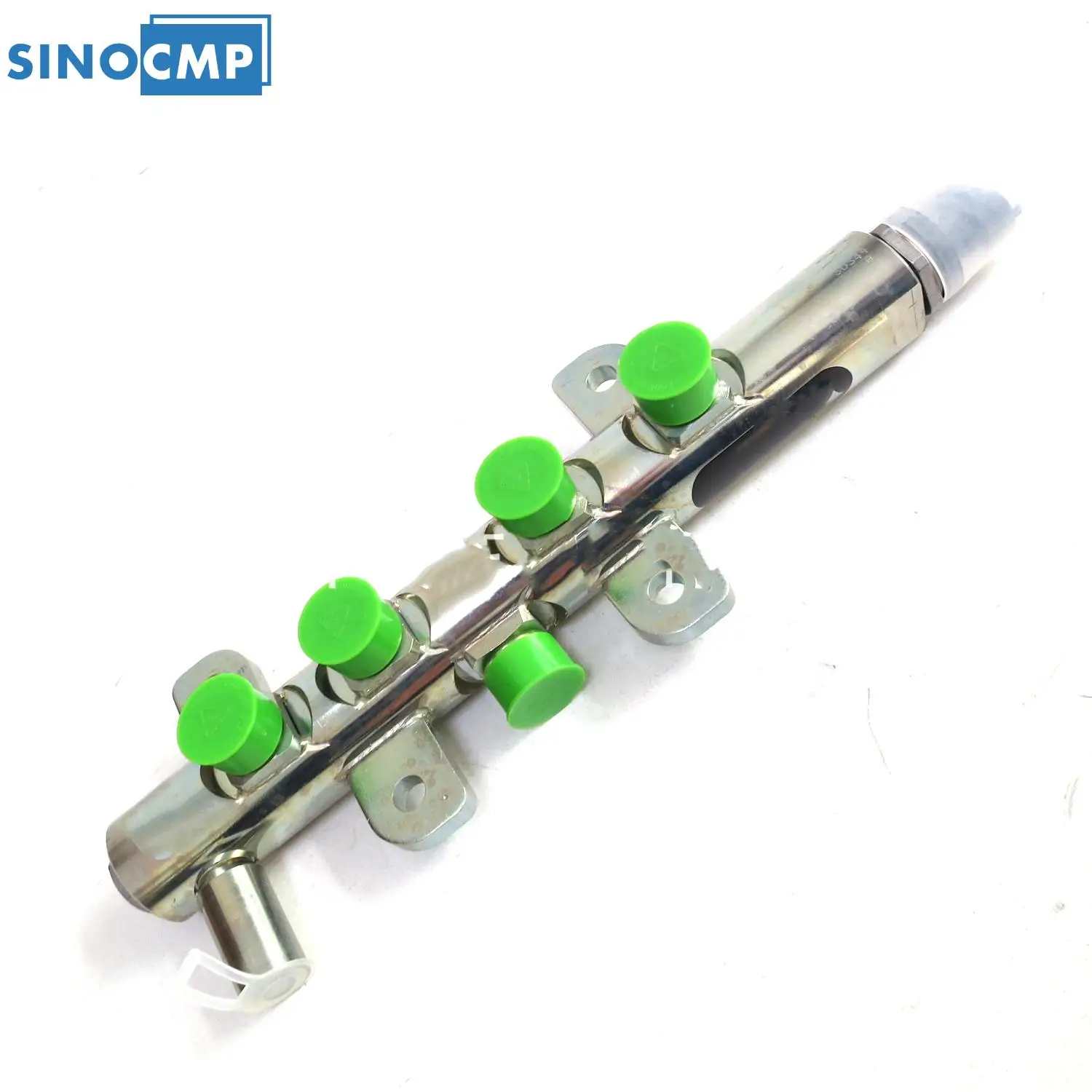 SINOCMP 1PCS Common Rail Fuel Manifold Pipe 0445224025 3977727 Injector Pipe Fits For Cummins QSB 4.5L Diesel Engine