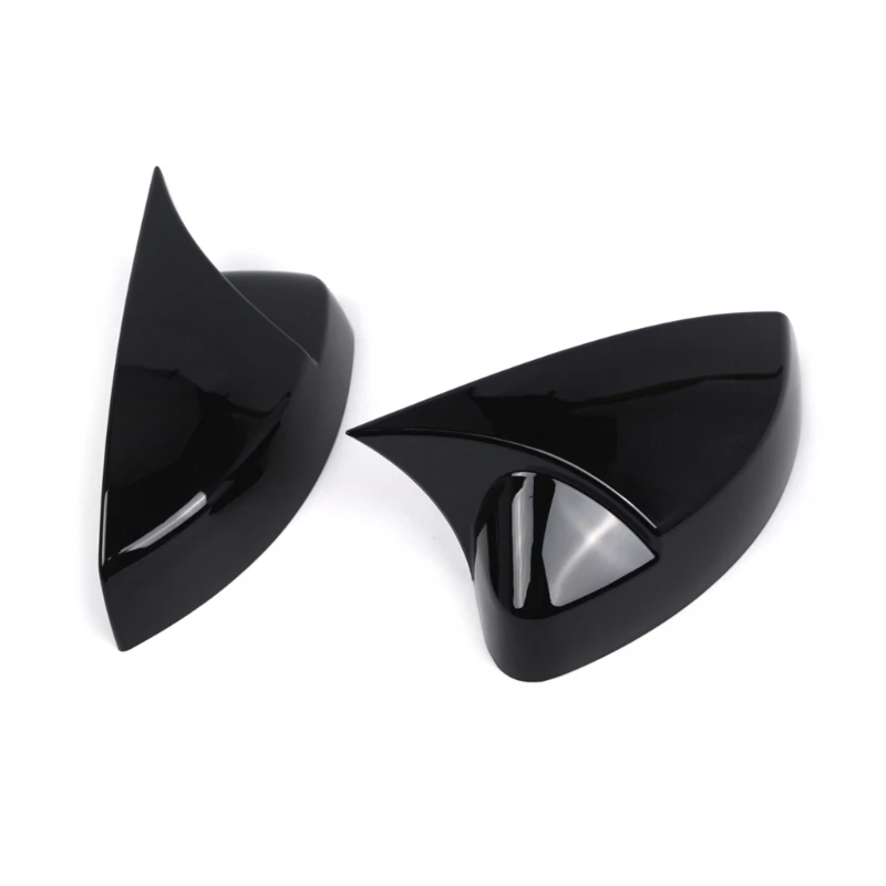 Wing Glass Cover Replacement Glass Shells Plastic Side Glass Caps Replaces 8V0857527 8V0857528 for German Vehicles