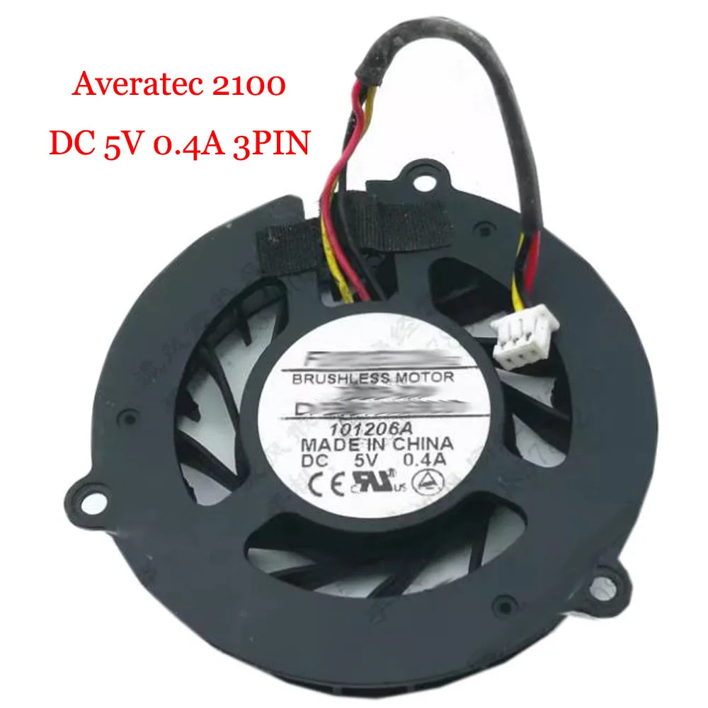 Laptop Fan For Averatec 2100 DC 5V 0.4A 3PIN Black New