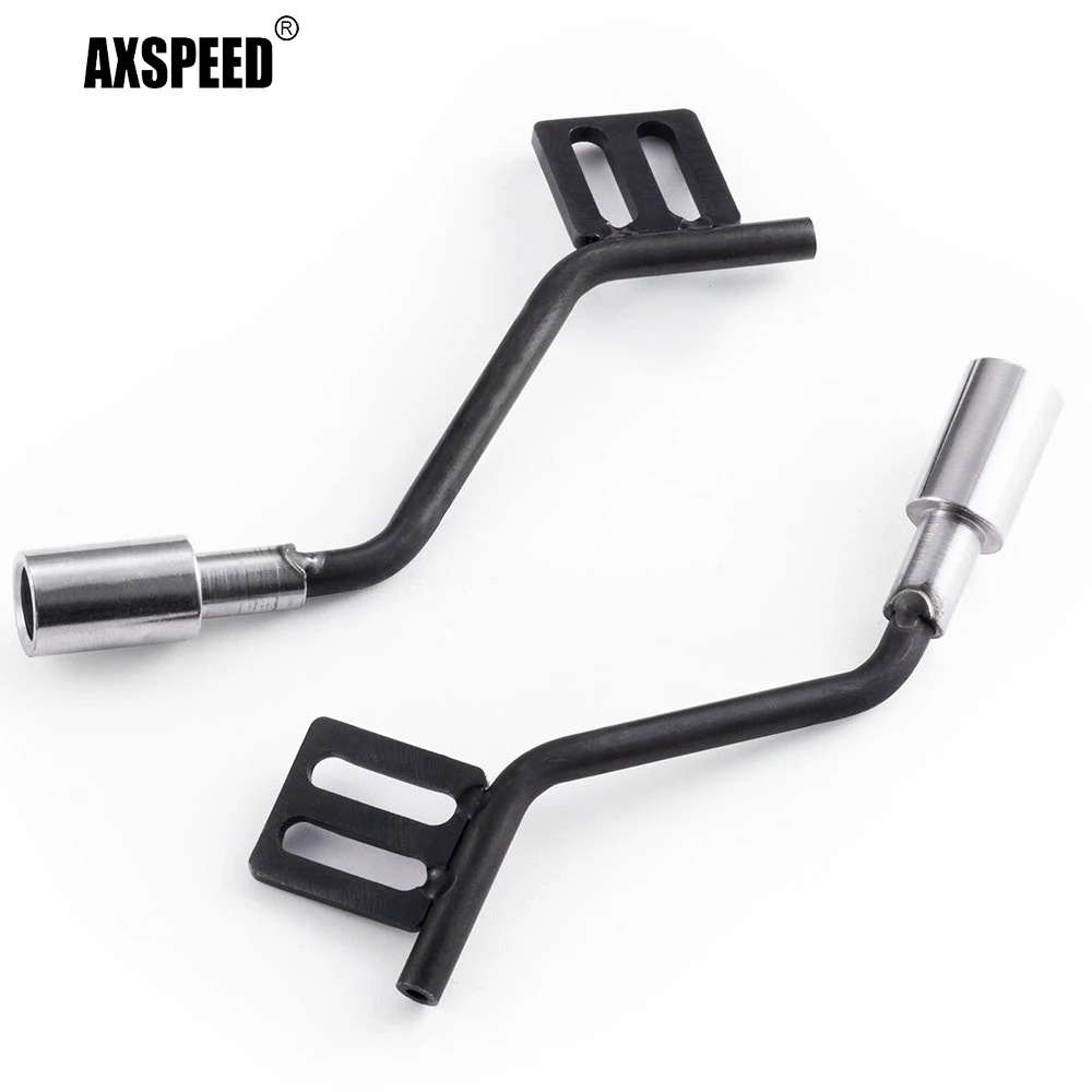 

AXSPEED 1Pair Metal RC Car Simulation Decoration Exhaust Pipe Gas Vent for Axial SCX10 II 90046 1/10 Rc Car Parts