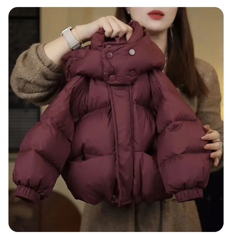 1 2 3 4 5 6 Years Girls Jacket Winter New Solid Color Thick Keep Warm Hooded Zipper Parka For Boys Cotton Down Outerwear