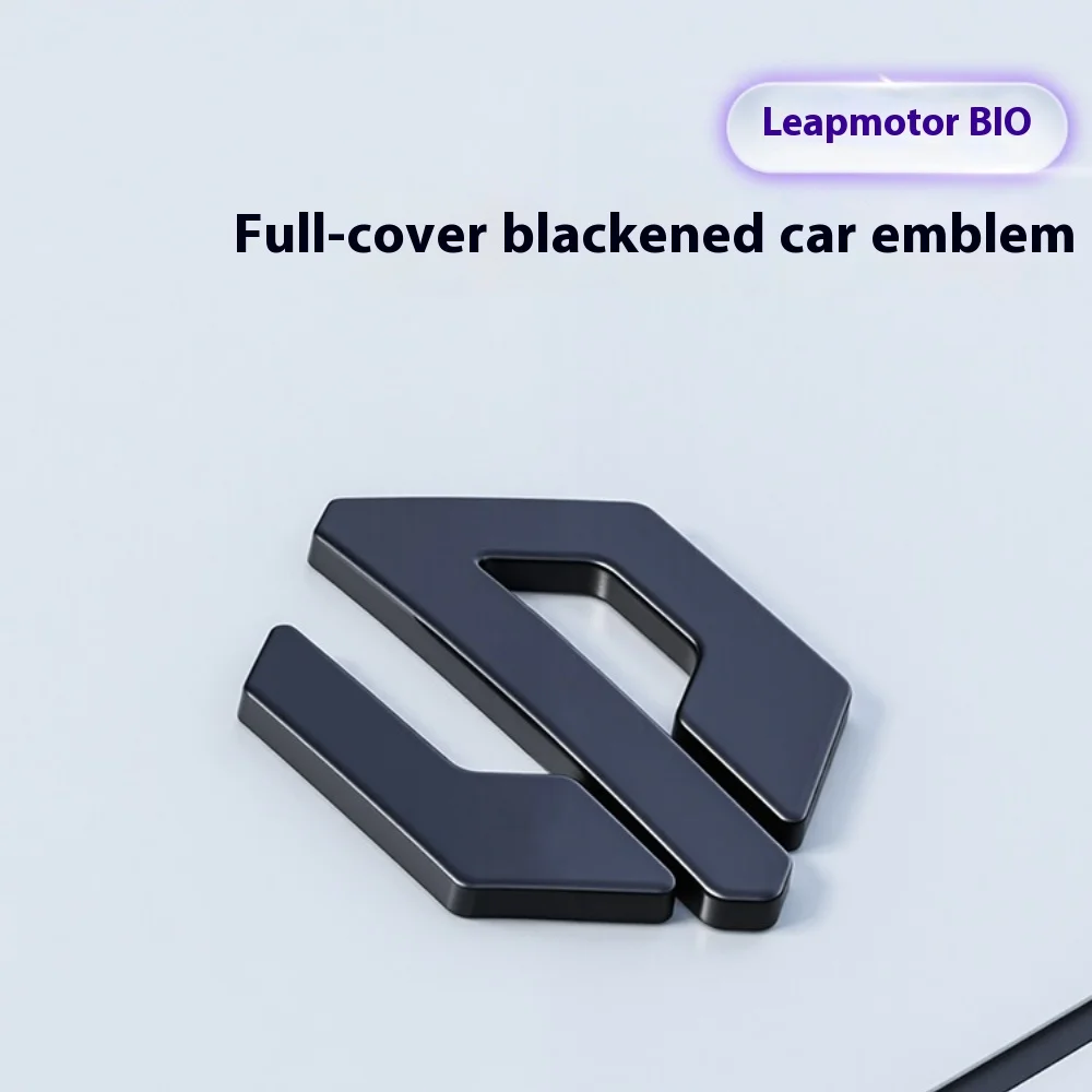 For Leapmotor B10 Black Emblem Modification Logo Black Knight Front Hood Badge Exterior Decal