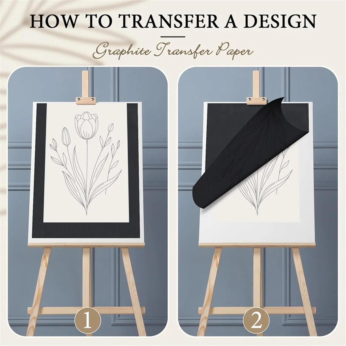 

A13M 20 Sheets Transfer Paper 17 X 24 Black Waxed Carbon Paper for DIY Woodworking, Drawing, Tracing and Transfer