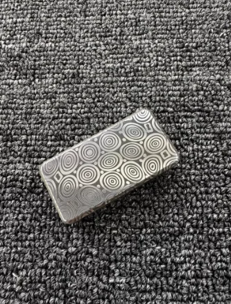 Used EDC FZ EDC Stainless Steel  Rui Fen Carving EDC Metal Decompression Toy