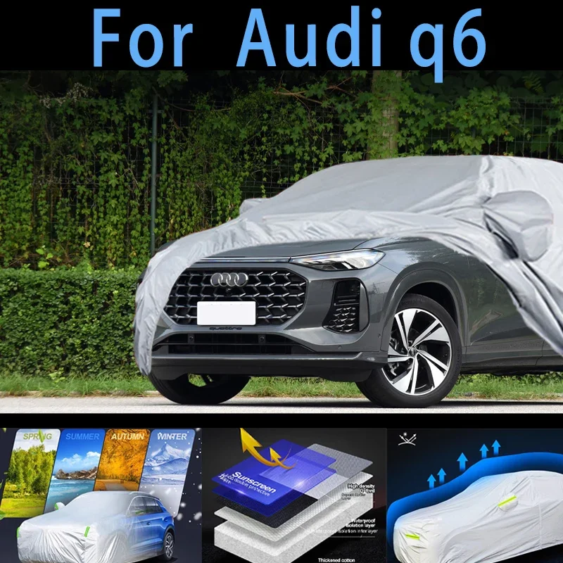 

For Audi q6 Car protective cover,sun protection,rain protection, UV protection,dust prevention auto paint protective