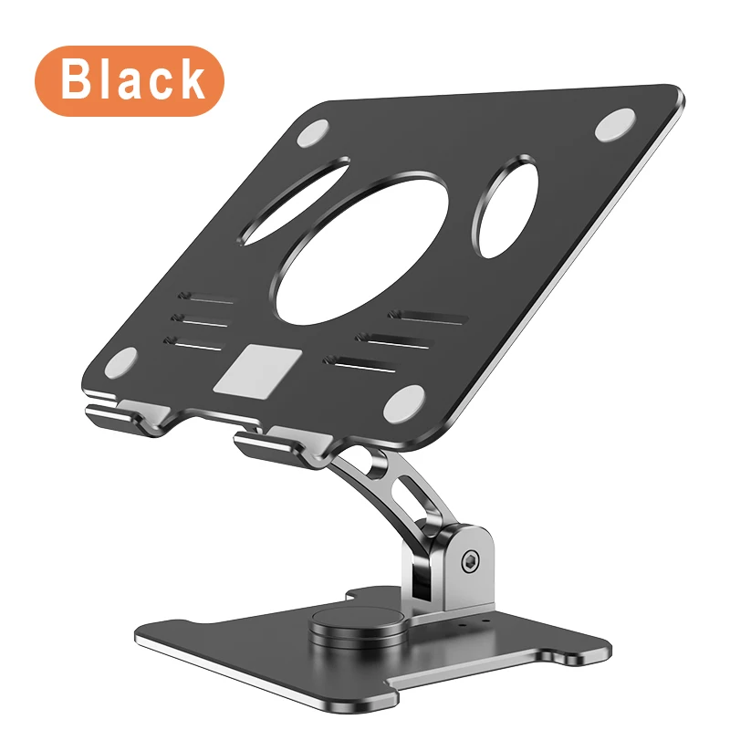 360 Rotating Aluminum Foldable Desktop Stand For Laptop Notebook