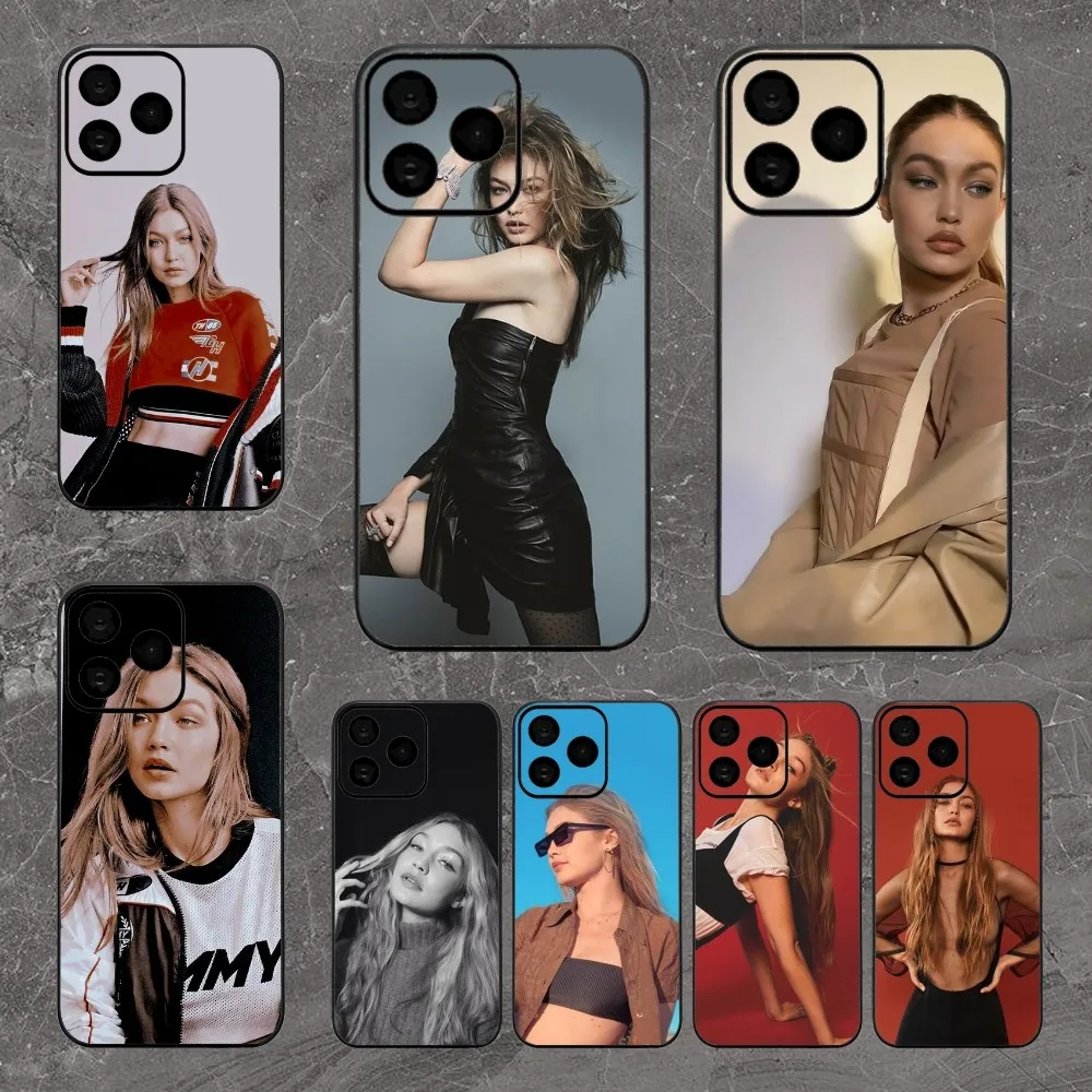 model Gigi Hadid Phone Case For iPhone 8 15 Plus 11 12 13 Pro Max 14 14 15Pro Max