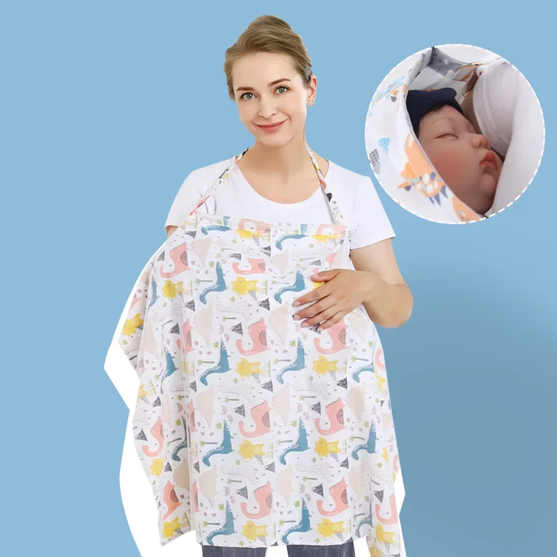 赤ちゃんの授乳のための綿100% カバー,ママのための母乳育児タオル,ベビーベッドの保護
