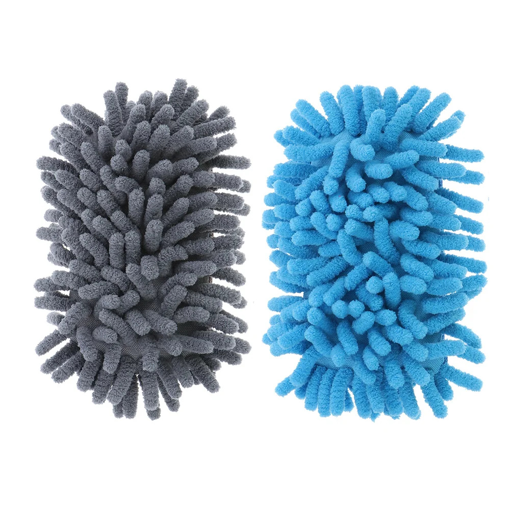 2Pcs Dry Erase Eraser Microfiber Chenille Material Effective Wiping for Smooth Surfaces Creative Design Classroom Office Use