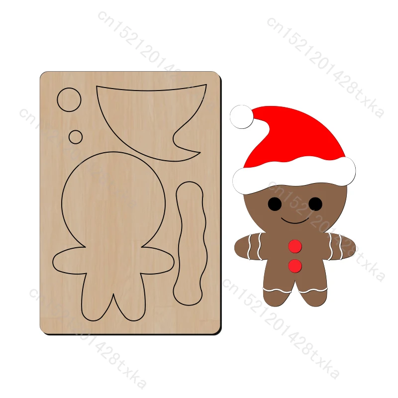 

New Christmas Puzzle Wooden Die Scrapbooking N19 Cutting Dies