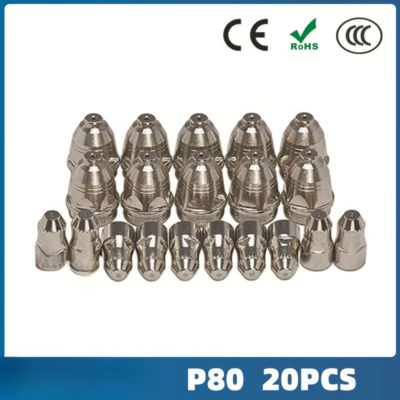 p80-プラズマ切断ガンノズル-lgk100-電極切断ノズル-15-切断ガンノズル-20-個
