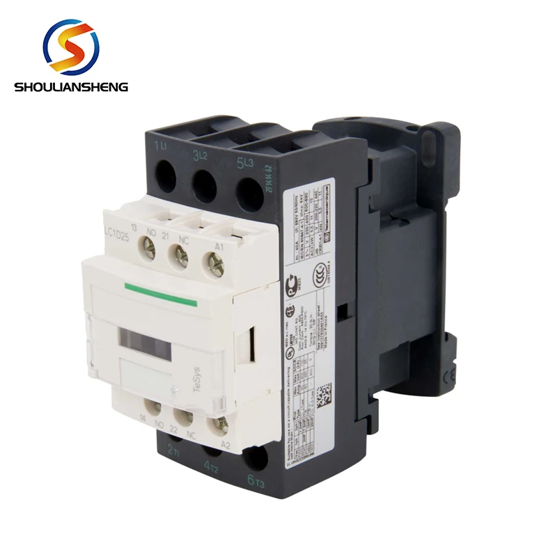 Low Power Consumption in Stock DC 1 Pole Contactors 22v for LC1D25P7 Spot Inventory Applicable to  AC Contacto  AC Coil