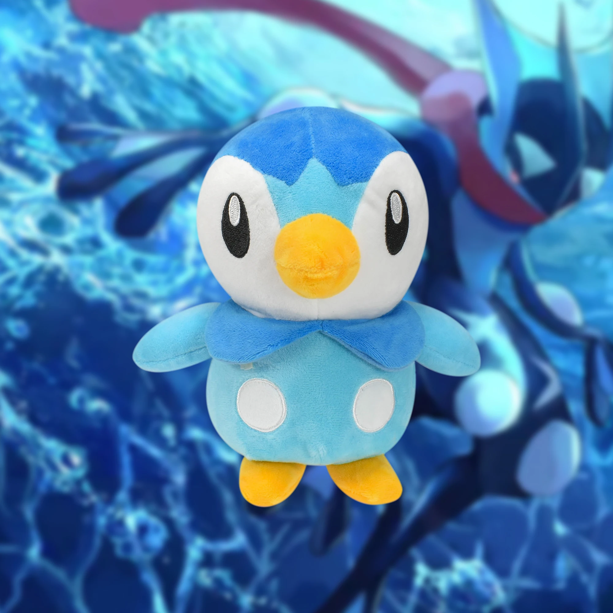 Piplup Plüschtier, Stofftier, Sammlerstück, weiche Plüschfiguren, Piplup, niedliches Cartoon-Charakter-Spielzeug, tolle Geschenke aus der All-Star-Kollektion, 20 cm – Detail 5