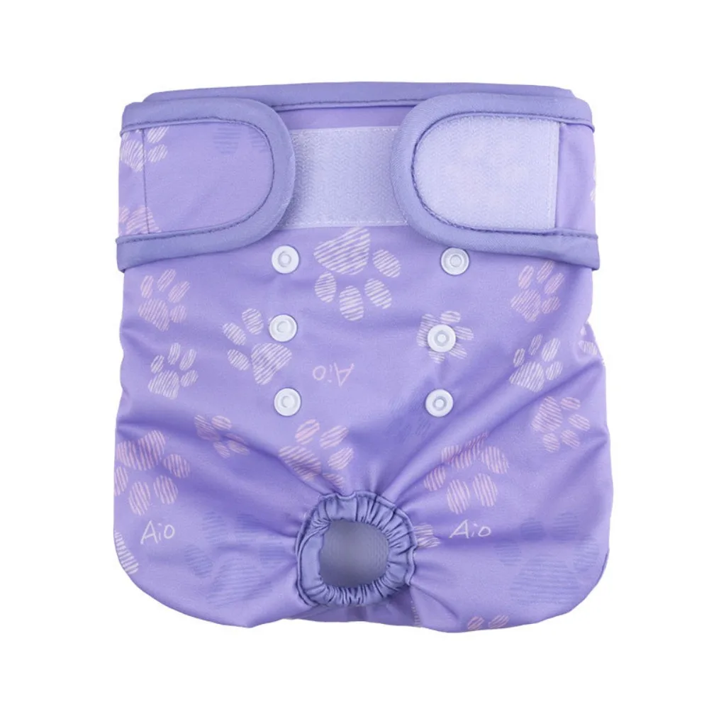 Washable Pet Sanitary Pants Adjustable Highly Absorbent Pet Physiological Pants Leak Protection Breathable Pet Menstrual Panties
