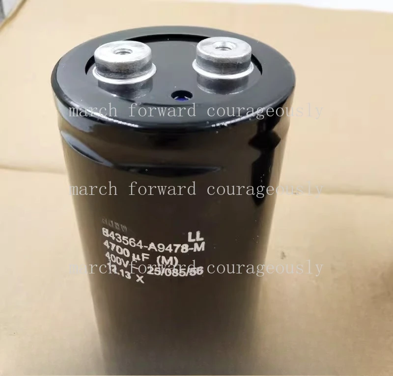 

Новый оригинальный электролитический конденсатор Siemens B43564-A9478-M, 450В, 4700мкФ, с винтовым креплением M6