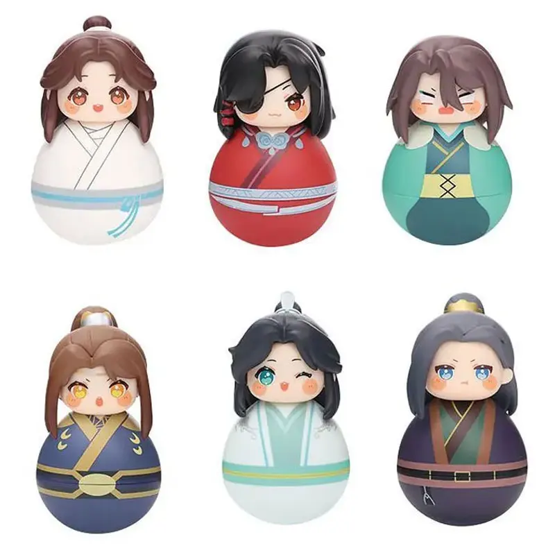 

Heaven Official's Blessing Genuine Shaking Tumbler Hua Cheng Xie Lian San Lang Shi Qingxuan Mingyi Anime Figure Model Ornaments