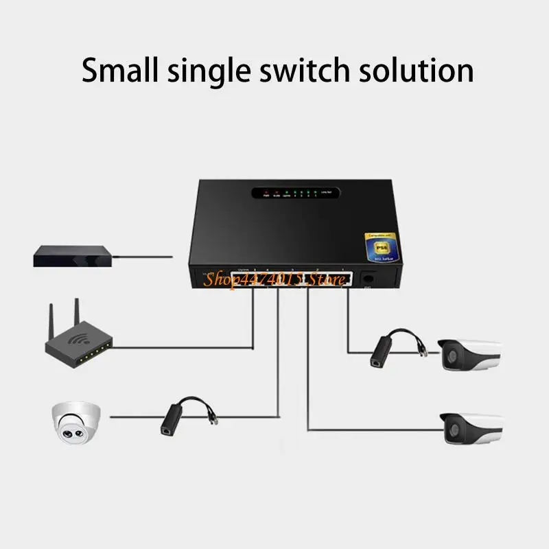 

K1AA 5 Ports TXE194 Switch 1000Mbps Rj45 Auto-adaptive for Lifetime for Prote