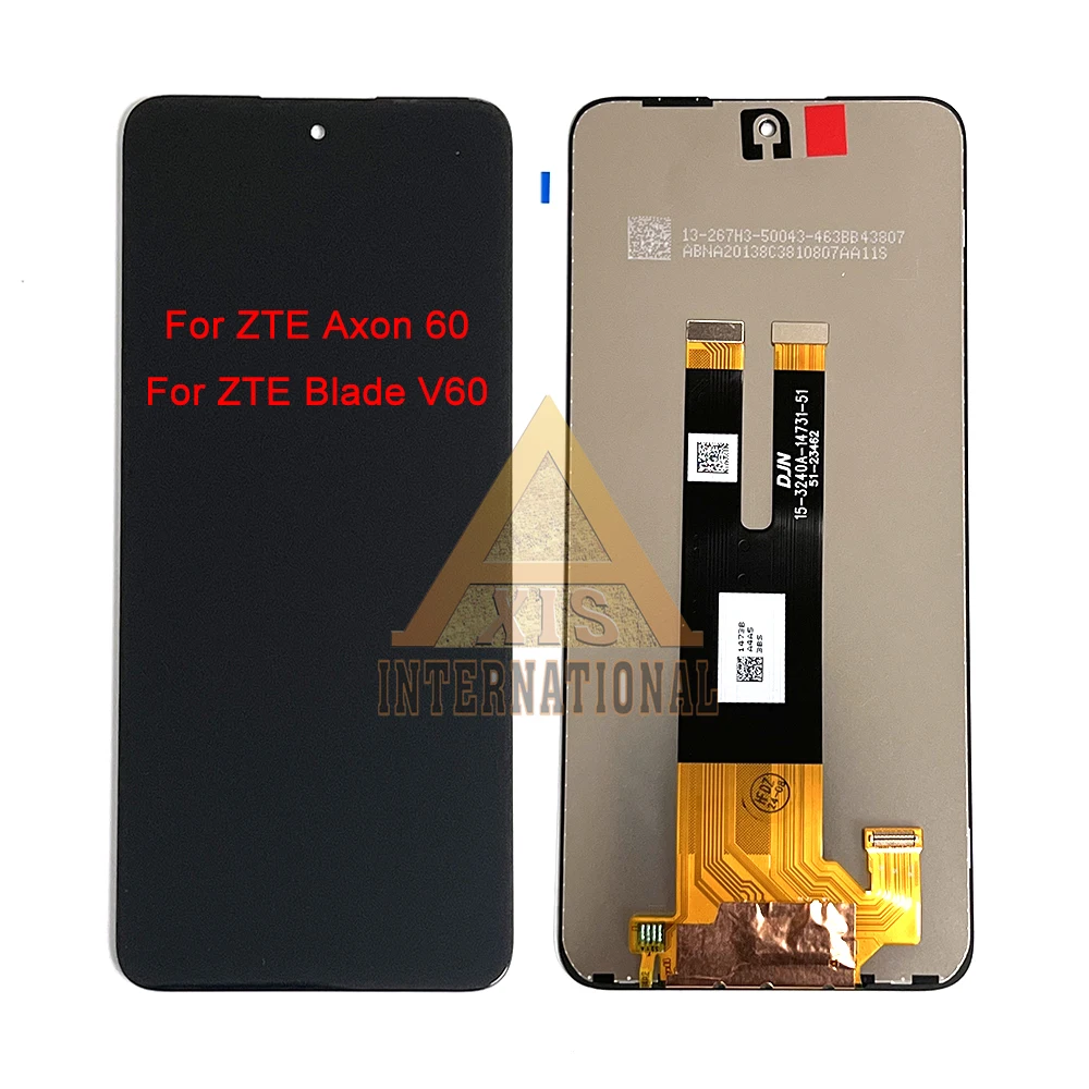 Original For ZTE Blade V60 Design 4G LCD Blade V60 Display Screen Touch Panel Digitizer For ZTE Axon 60 Axon 60 Lite LCD Frame