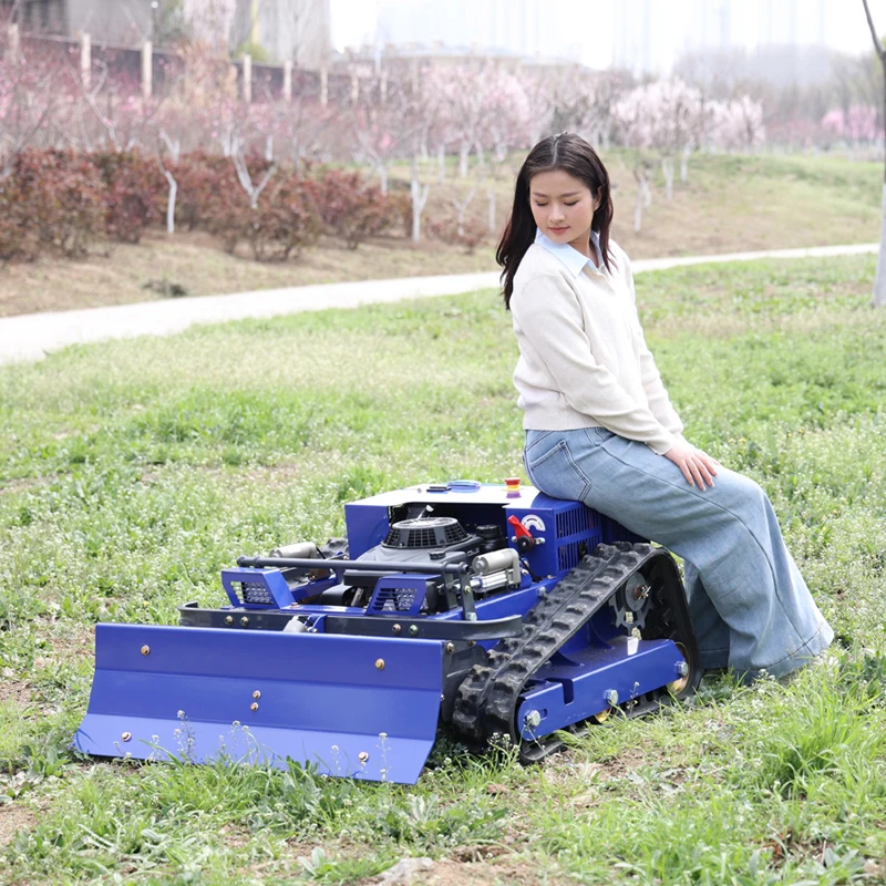 

Customized All Terrain Remote Control Lawn Mower Gas Powered High Efficiency Mowing Machine for Farm Orchard Garden Use