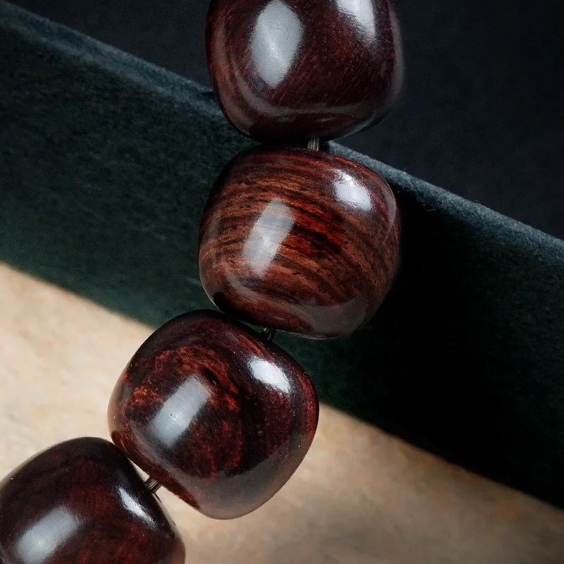 هاينان هوانغوا Handstring للرجال يلعب عبر العينين مع وجوه شبحية مليئة بندبات الورم المواد القديمة زيت أرجواني الكمثرى البحر Wo #4