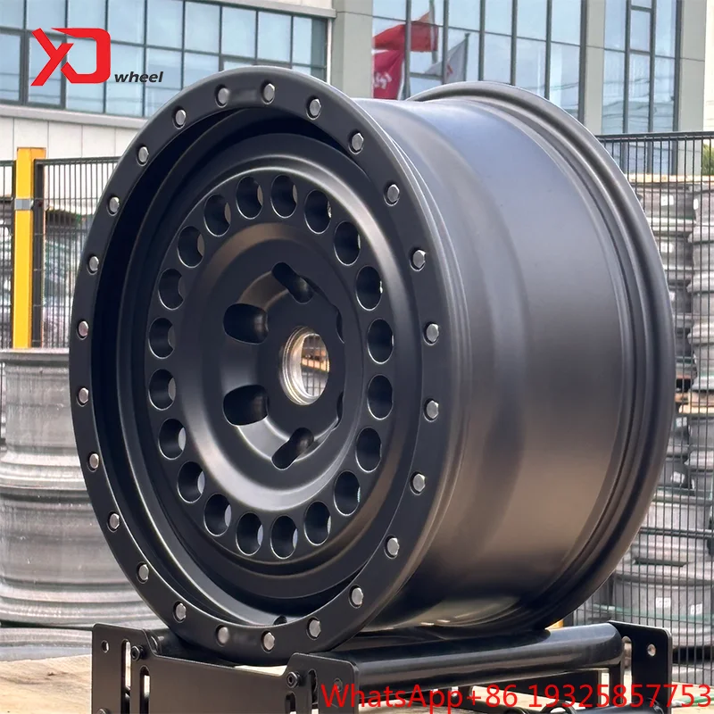 New 17*8.5  17*9 18*9 Monoblock Off-Road Forged Rim 6*135 5*139.7 6*139.7 5*130 Simulated Beadlock for Wrangler JL Tacoma  Hilux