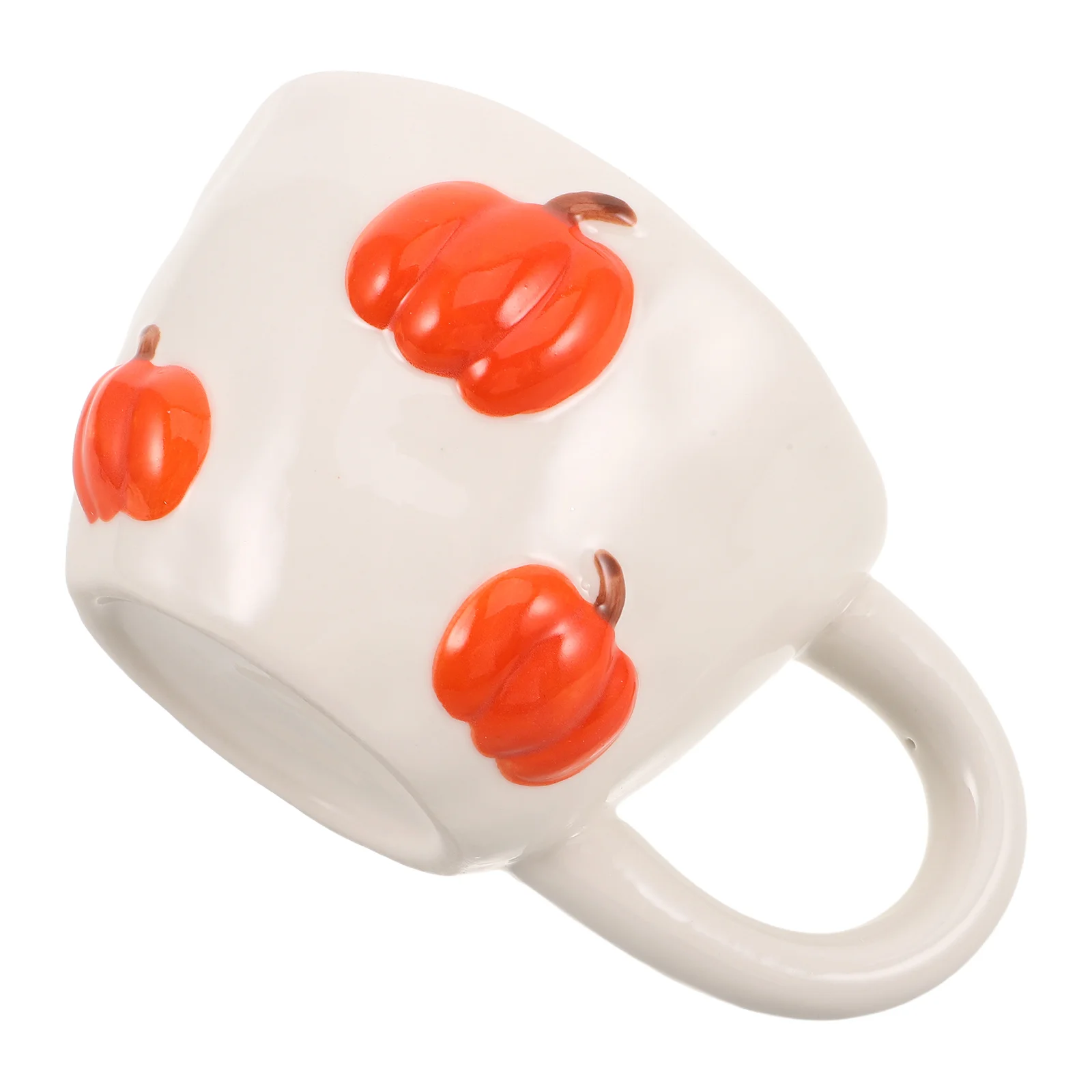 

400ml Ceramic Pumpkin Mug Creative Seasonal Charm Comfortable Handle Home Office Tea Coffee Cup Pumpkin Ceramics Coffee Mug