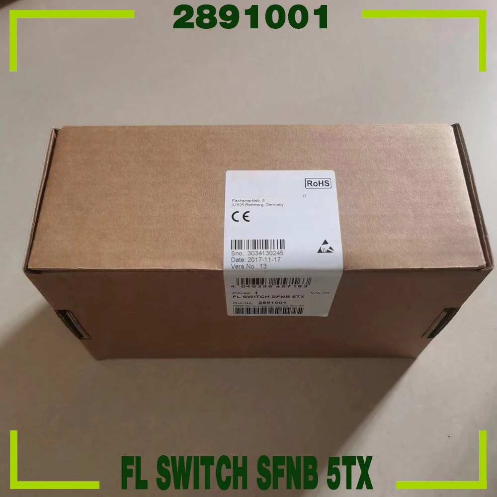 For Phoenix Switch 5 RJ45 Ports FL SWITCH SFNB 5TX-2891001 