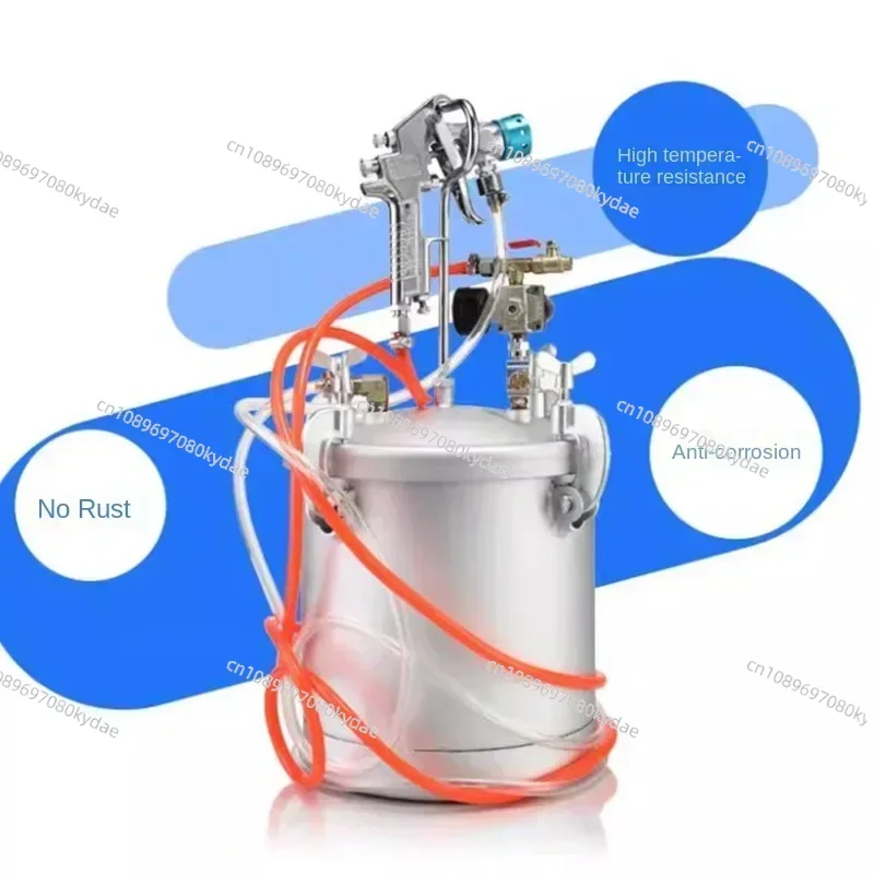 Paint Sandblasting Machine Pressure Tank Roller-type Spray Gun for Latex Paint Spraying