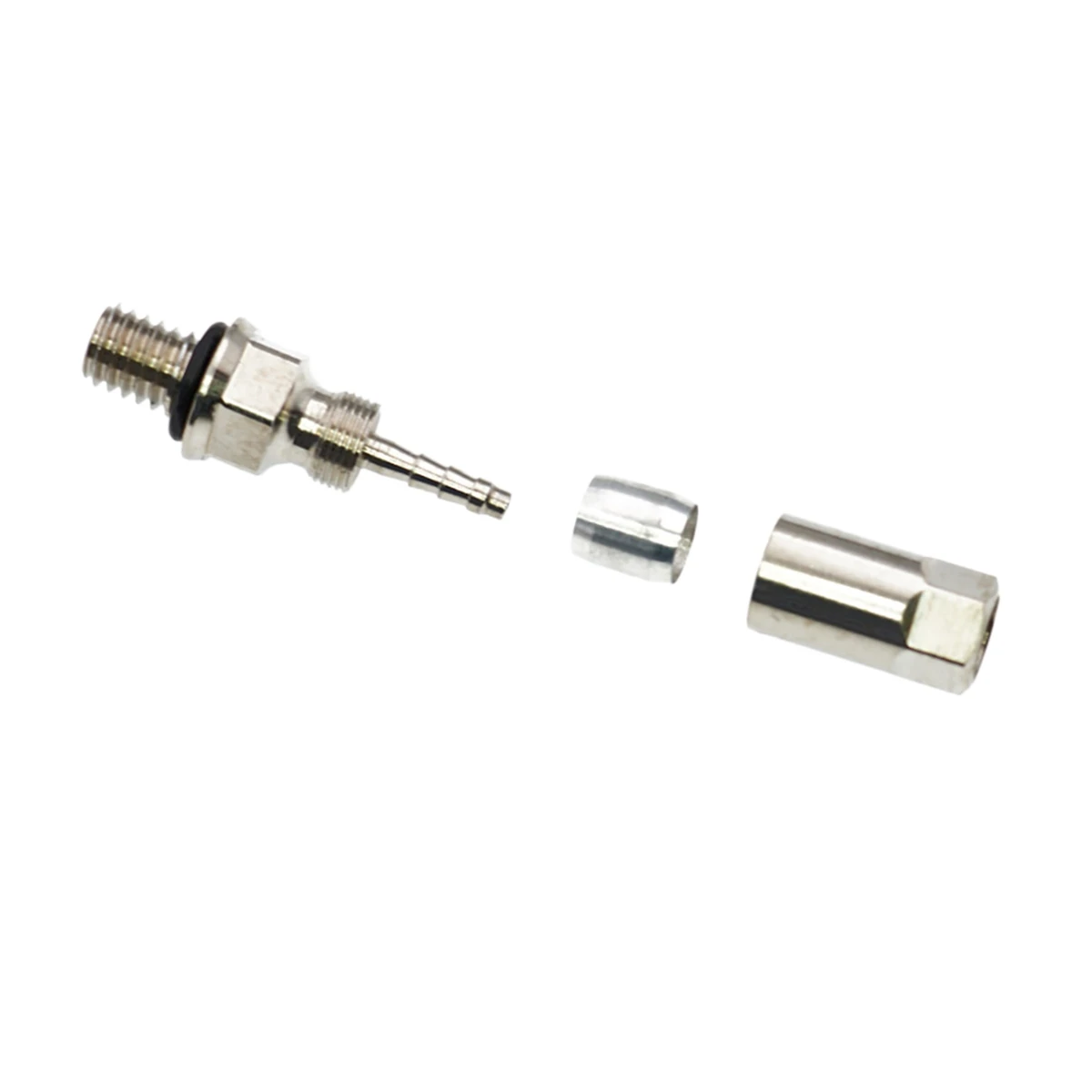 2 Sets Bicycle Hydraulic Brake Straight Joint For AVID Formula Magura, Hydraulic Hose Adapters Connector Insert