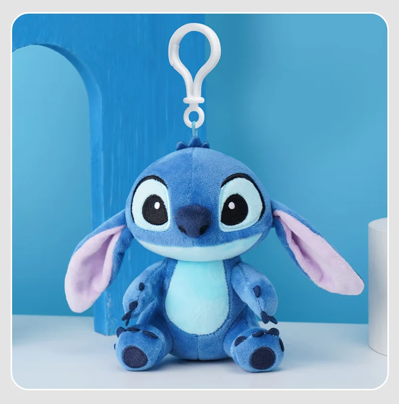 Disney Toy Story Stich Kawaii Plüsch Puppe Cartoon Gefüllte Anime Schlüsselbund Anhänger Strap Spielzeug Auto Schlüsselring Geburtstag Geschenk Für Kinder – Detail 5