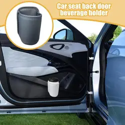 Soporte para vasos para asiento de coche, almacenamiento fijo para respaldo del asiento, decoración, portavasos para coche, artefacto, puerta lateral del coche, soporte para bebidas, caja de almacenamiento
