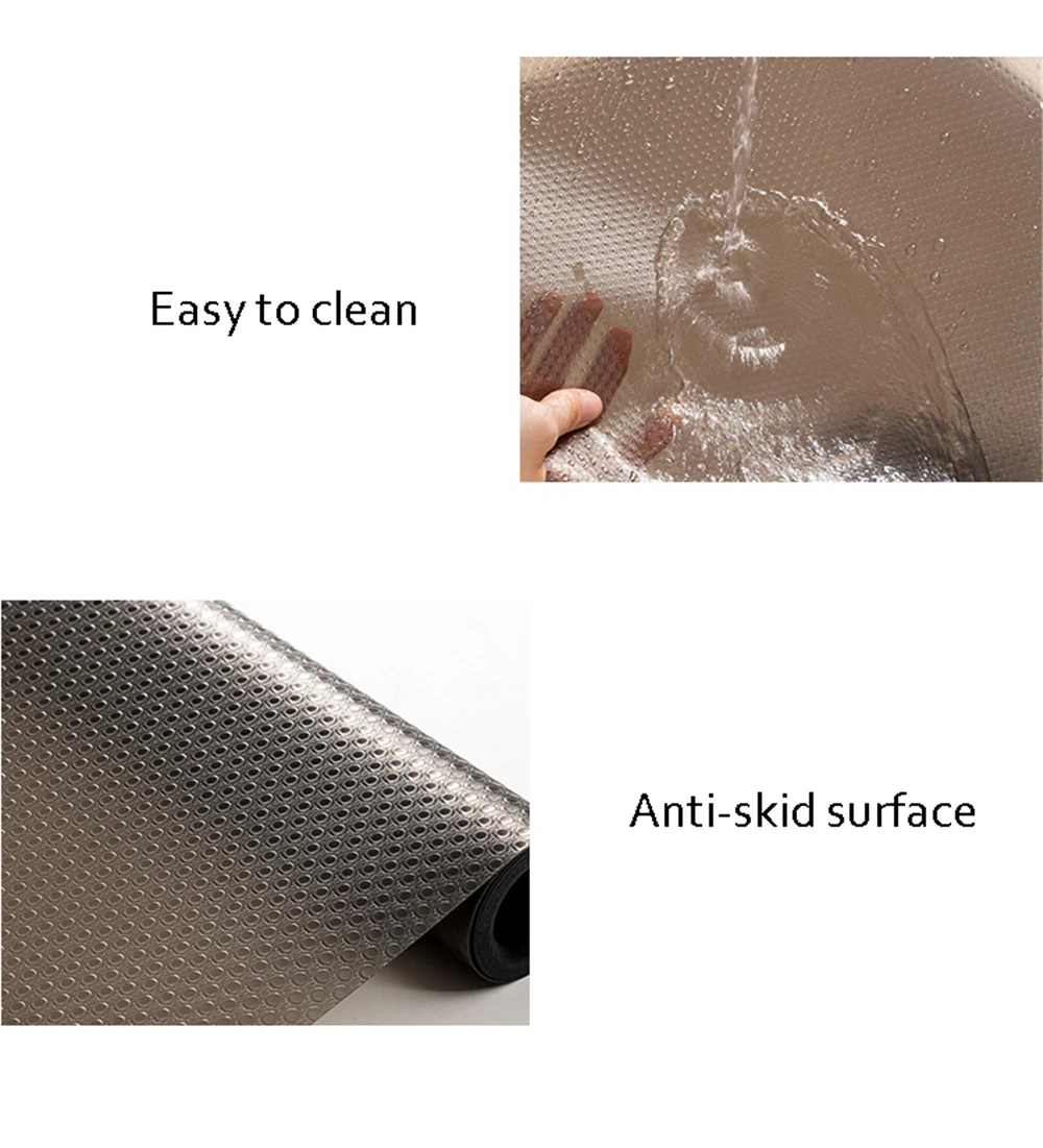 Clear Black Eva Drawer Liner Mat Waterproof Non Slip Cushion for Shoe Cabinet Refrigerator Wardrobe Organizer Kitchen Cupboard