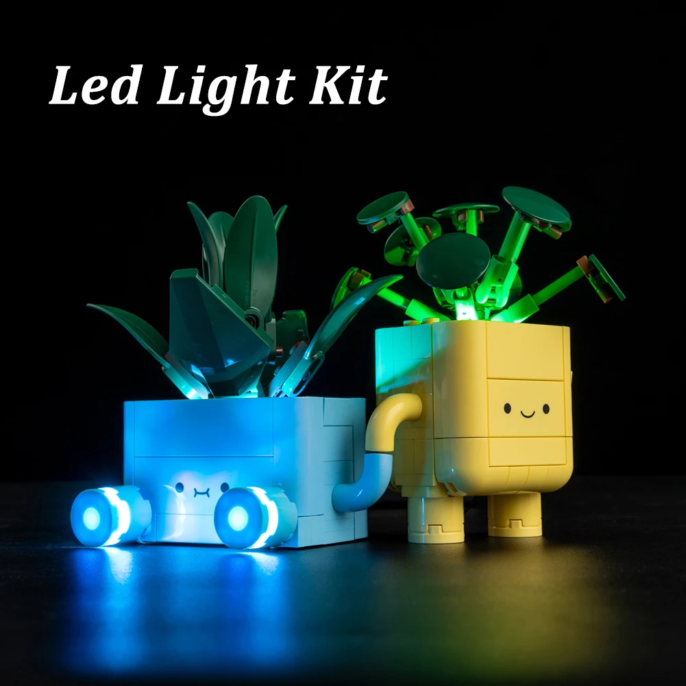 

Комплект светодиодного освещения для 10349, модель Happy Plants, строительные блоки, украшение, набор строительного освещения, детская домашняя настольная игрушка, подарки