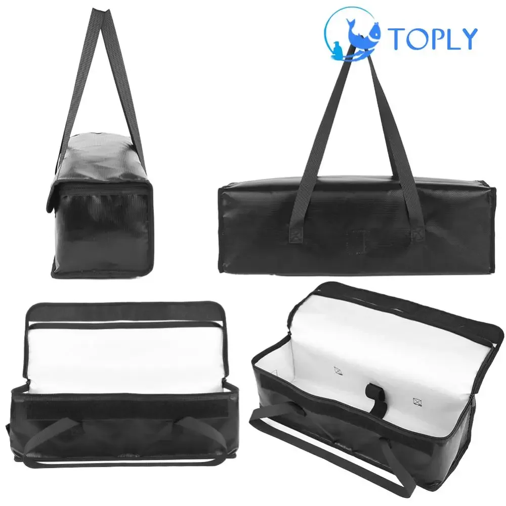 Ebike Battery Bag Battery Safe Bag Large Capacity Lithium Battery Storage Pouch Explosionproof Waterproof for Charging