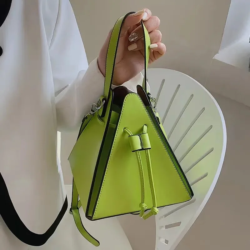 

Fashion Ladies Shoulder Bags Handbag Sense of luxury Women Bags High quality Leather Crossbody Bag Designer Female Triangle Bags