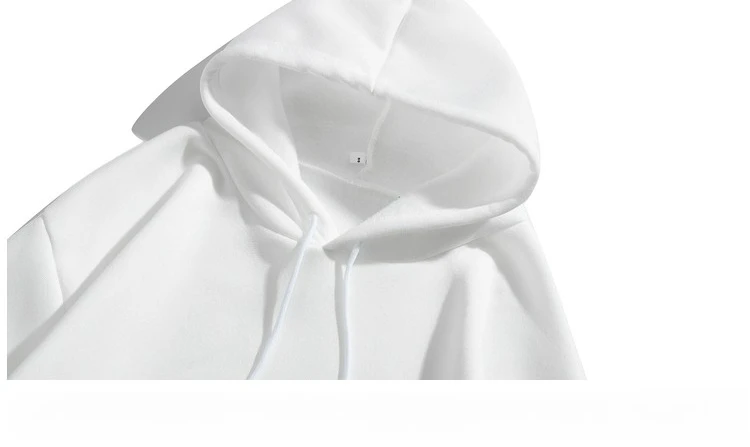 American Trendy Brand Japanese Pure Cotton Heavy Hoodie Loose Casual Thickened Solid Color Sweater Men's Autumn Winter Jacket