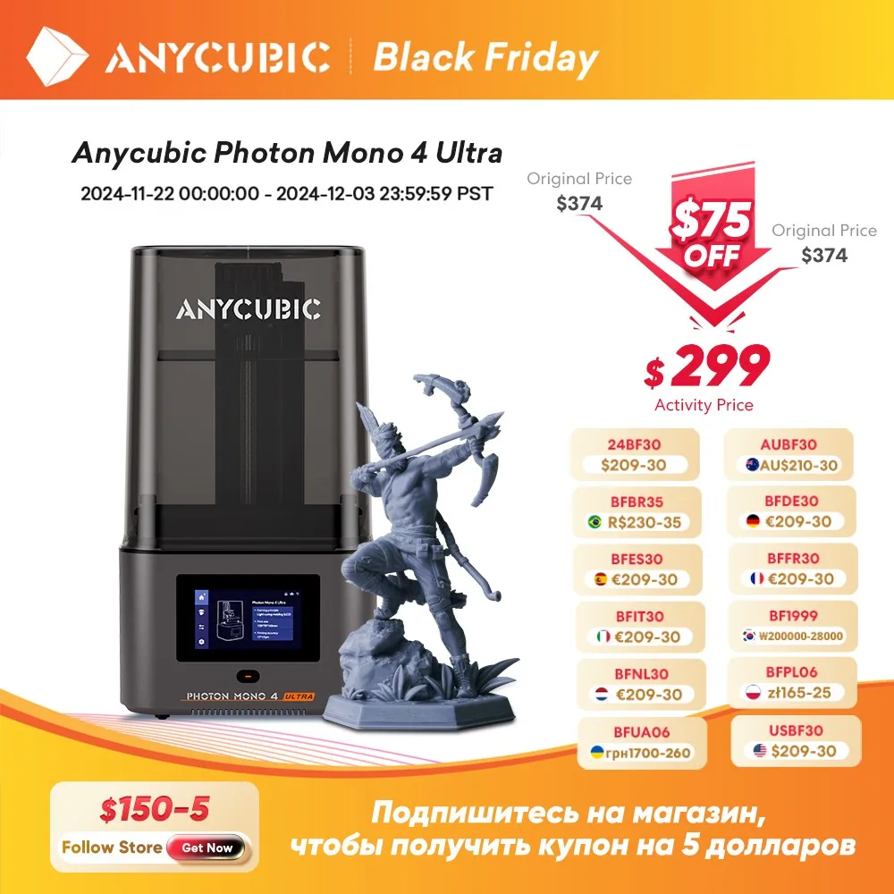 ANYCUBIC Photon Mono 4 Ultra LCD 3D Printer 7