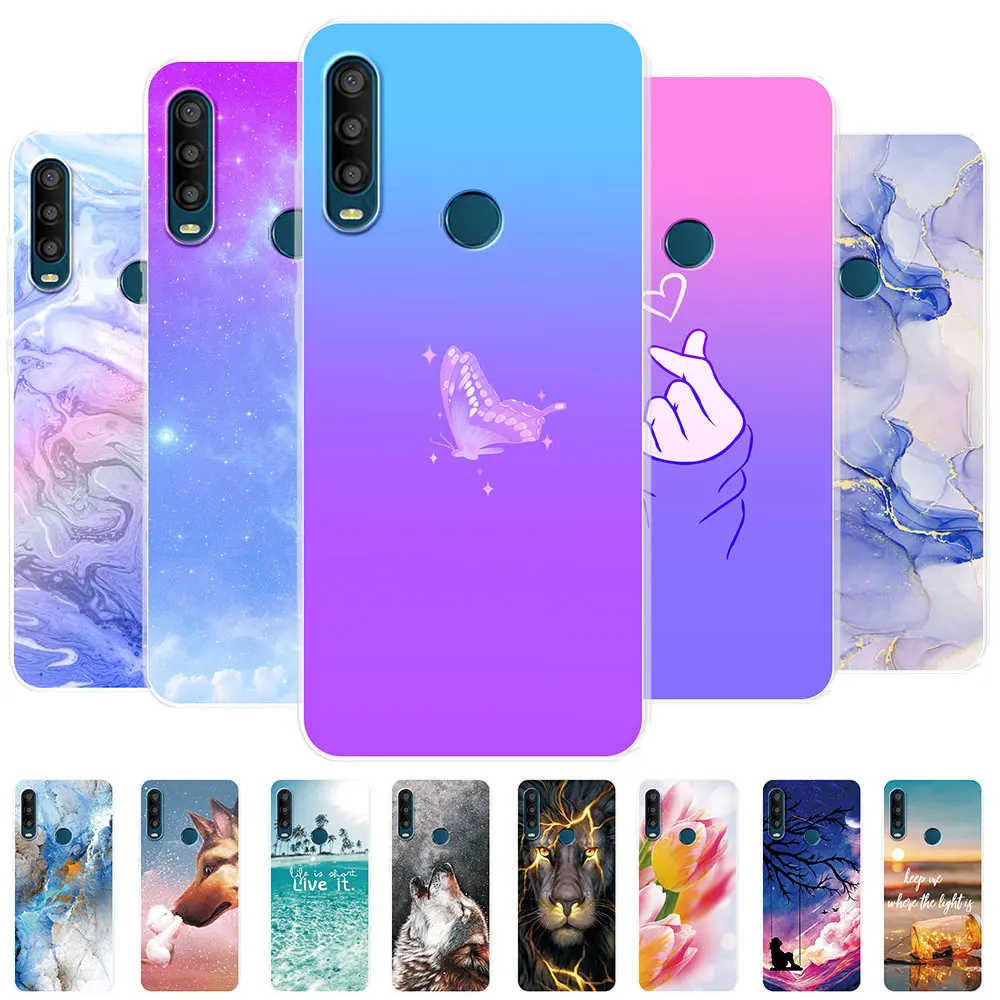 For Alcatel 1SE 2020 Case For Alcatel 1SE 2020 5030D Clear Fashion Bumper Cover Silicone Soft Coque For Alcatel 1SE 2020 Fundas