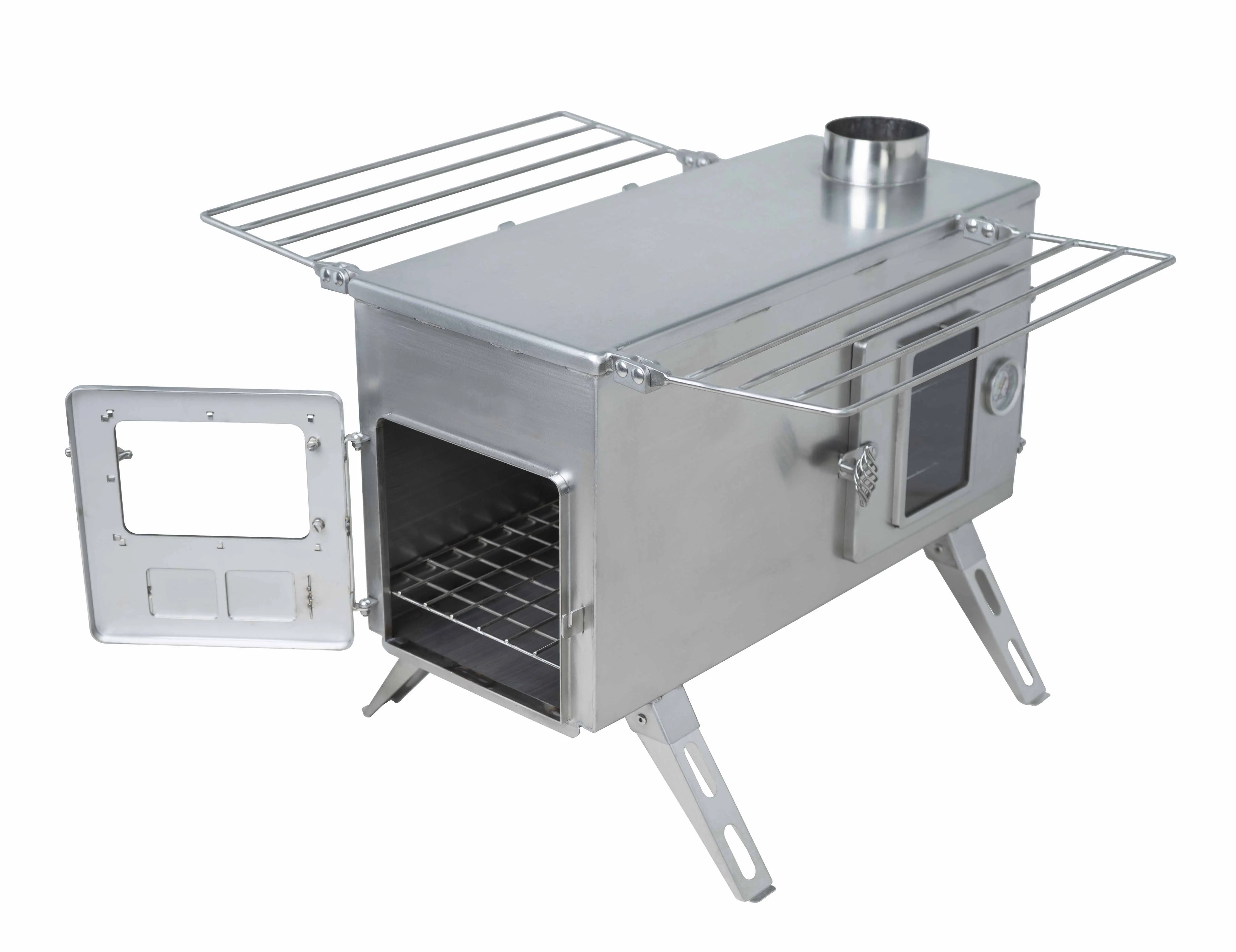 Ovenstove 캠핑 스토브 휴대용 야외 요리 스토브 나무 연소 텐트 히터 캠핑 야외 장비에 대 한 오븐 스토브