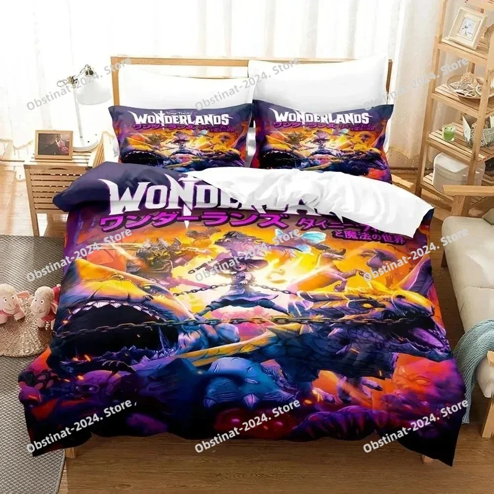 2023 Game Tiny Tina's Wonderlands Bedding Set Single Twin Full Queen King Size Bed Set Adult Kid Bedroom Duvet cover Sets Anime - view 2