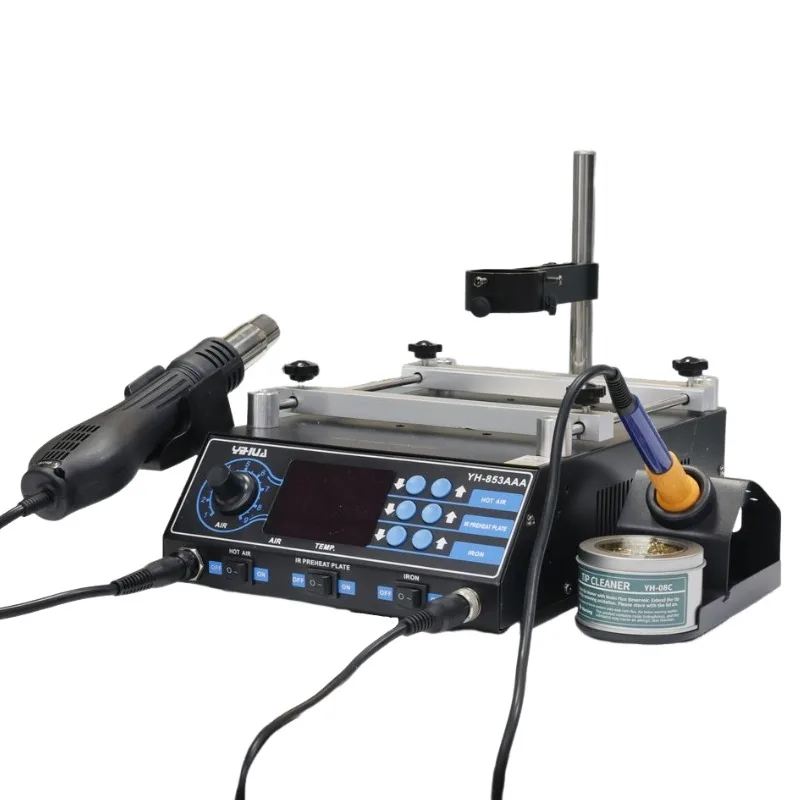 YIHUA-853AAA Professional Rework Electronic Maintenance Center New Condition with 480°C Max Temp