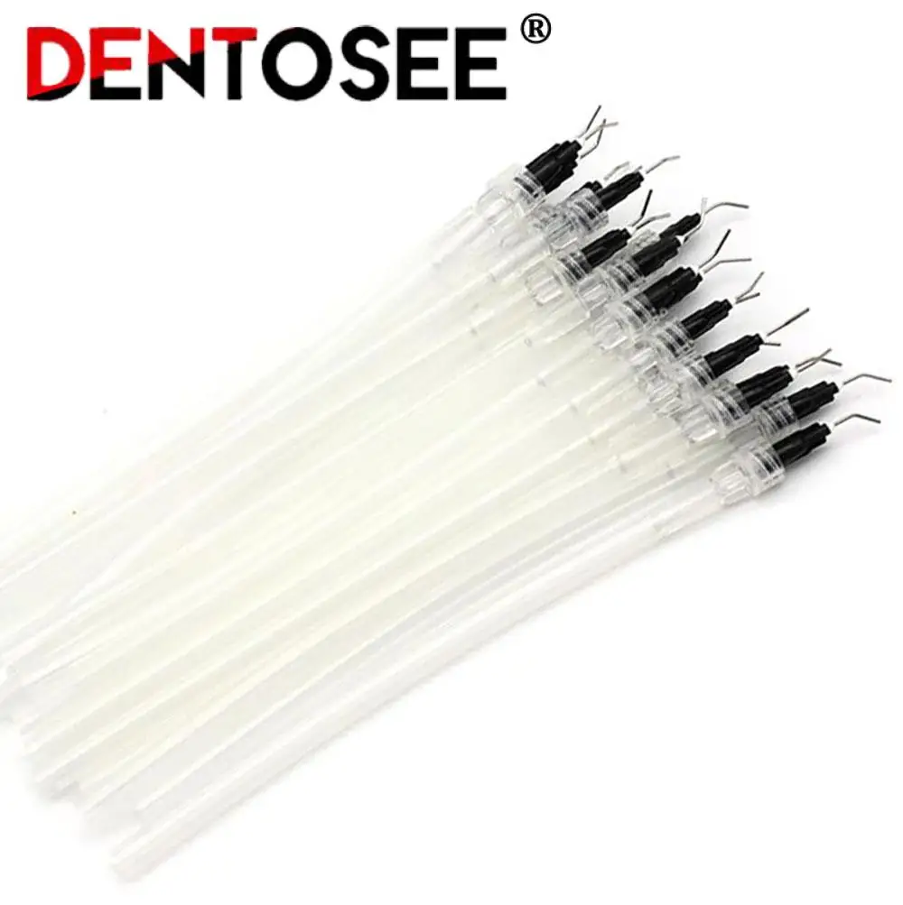 

20Pcs Dental Disposable Saliva Ejector Aspirator Suction Pre-Bent with Syring Needle Tip Dentistry Instrument