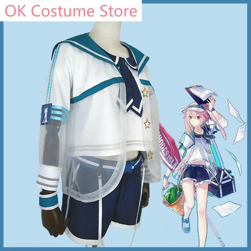 

Arknights Ansel Swimsuit Cosplay Costume Cos Game Anime Party Uniform Hallowen Play Role Clothes Clothing