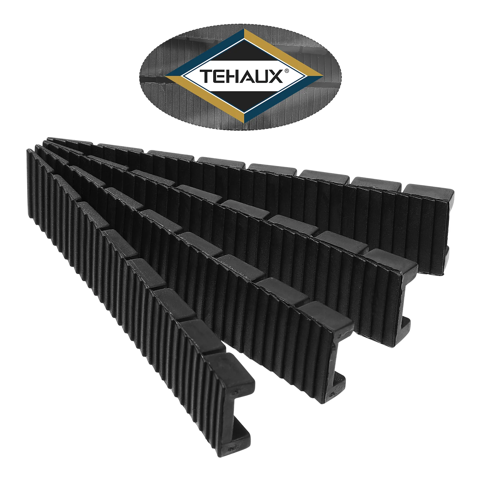 Móveis de plástico Risers para Janela e WC, Mesa Shims Nivelamento, Sofá Preto, Junta, 1000x200x800 cm, 20 Pcs