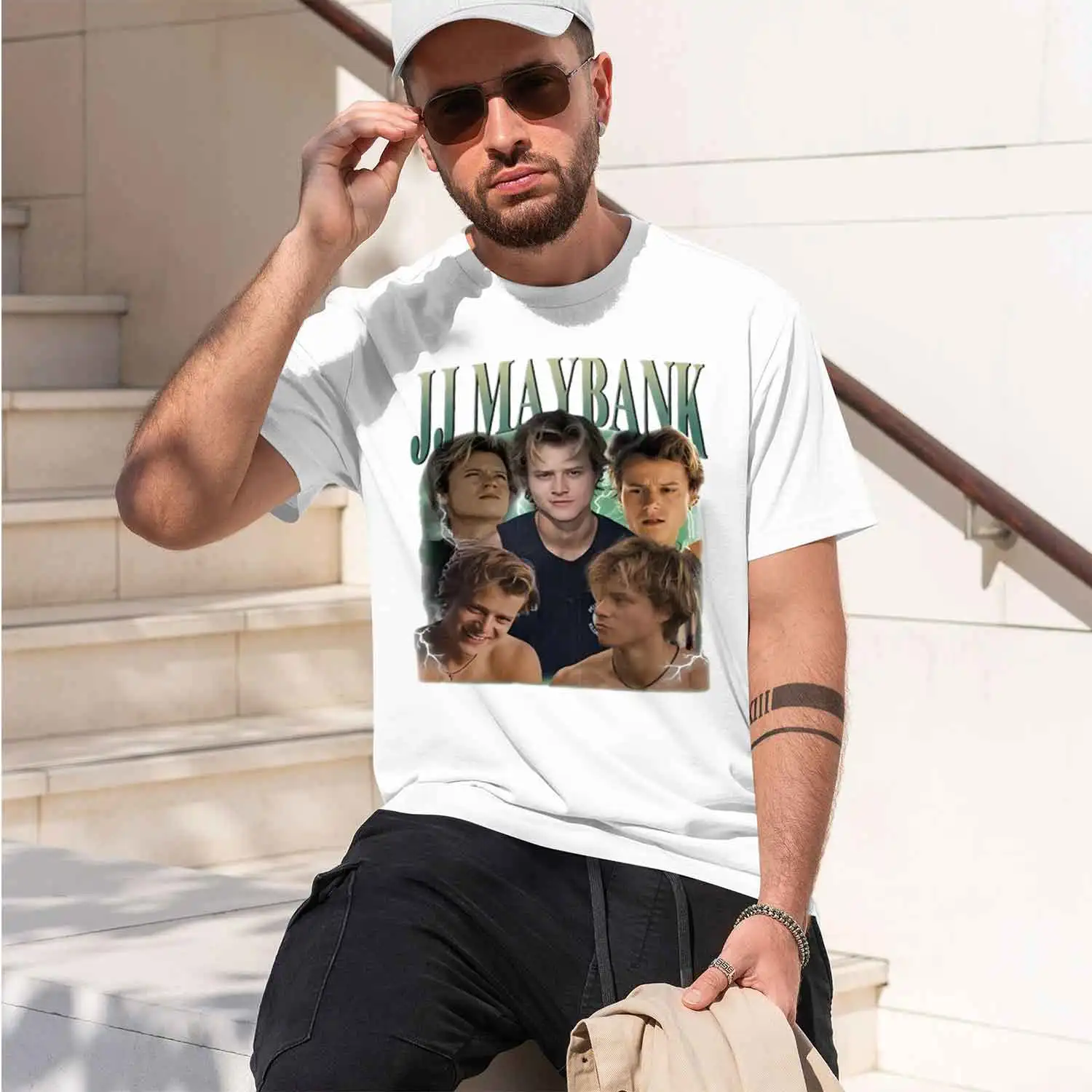 TV Series T Shirt for Men Women JJ Maybank Graphs T Shirts Casual Short Sve Punk T-Shirts Streetwear 2026 New Model Short-sleeve